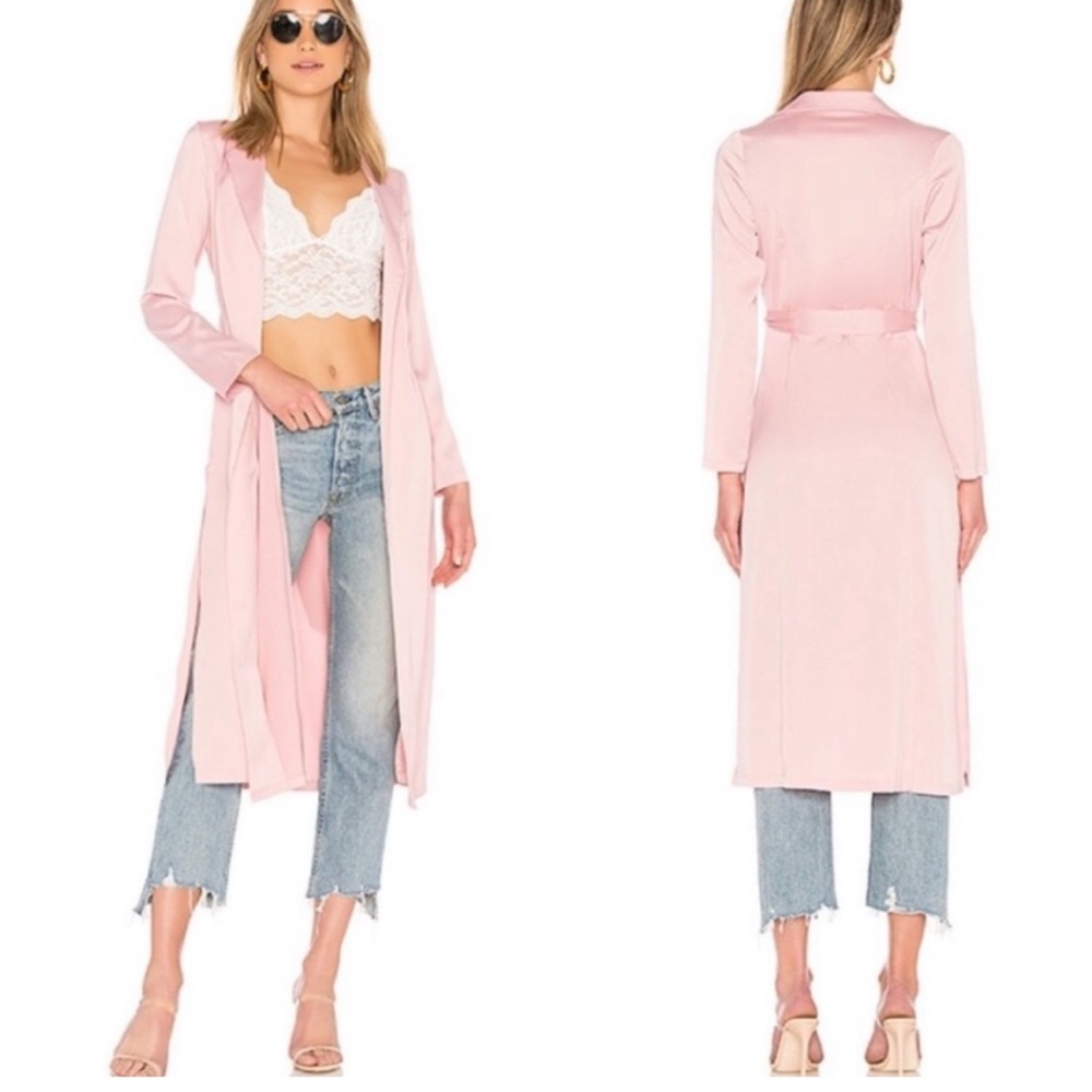 By the way duster jacket dusty rose pink small